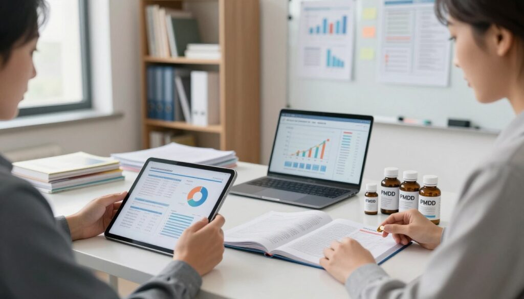 Research quality assessment for PMDD supplements